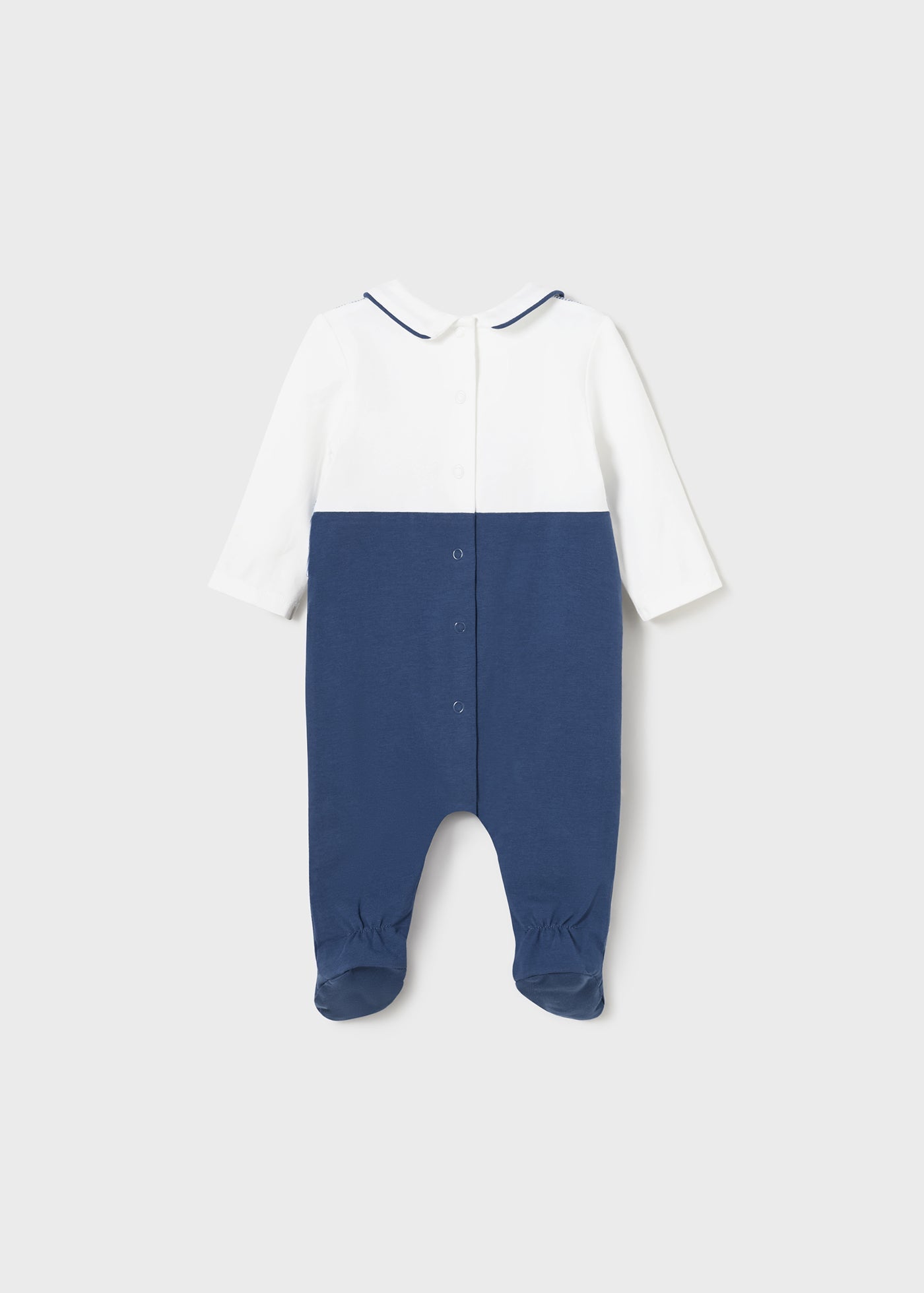 1617 - Bodysuit for newborn boy - Cerulean