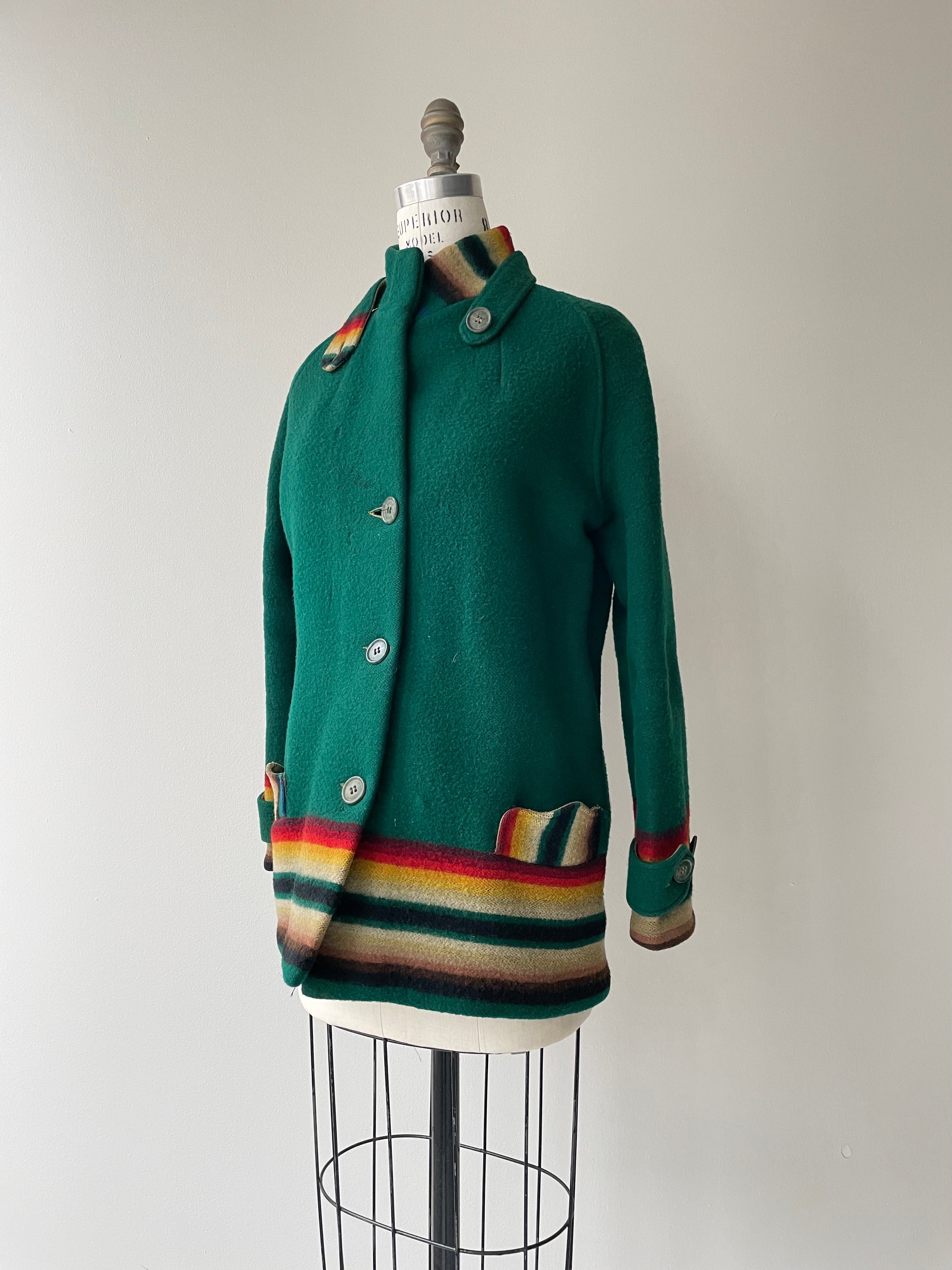 1920s Pendleton Wool Toboggan Coat