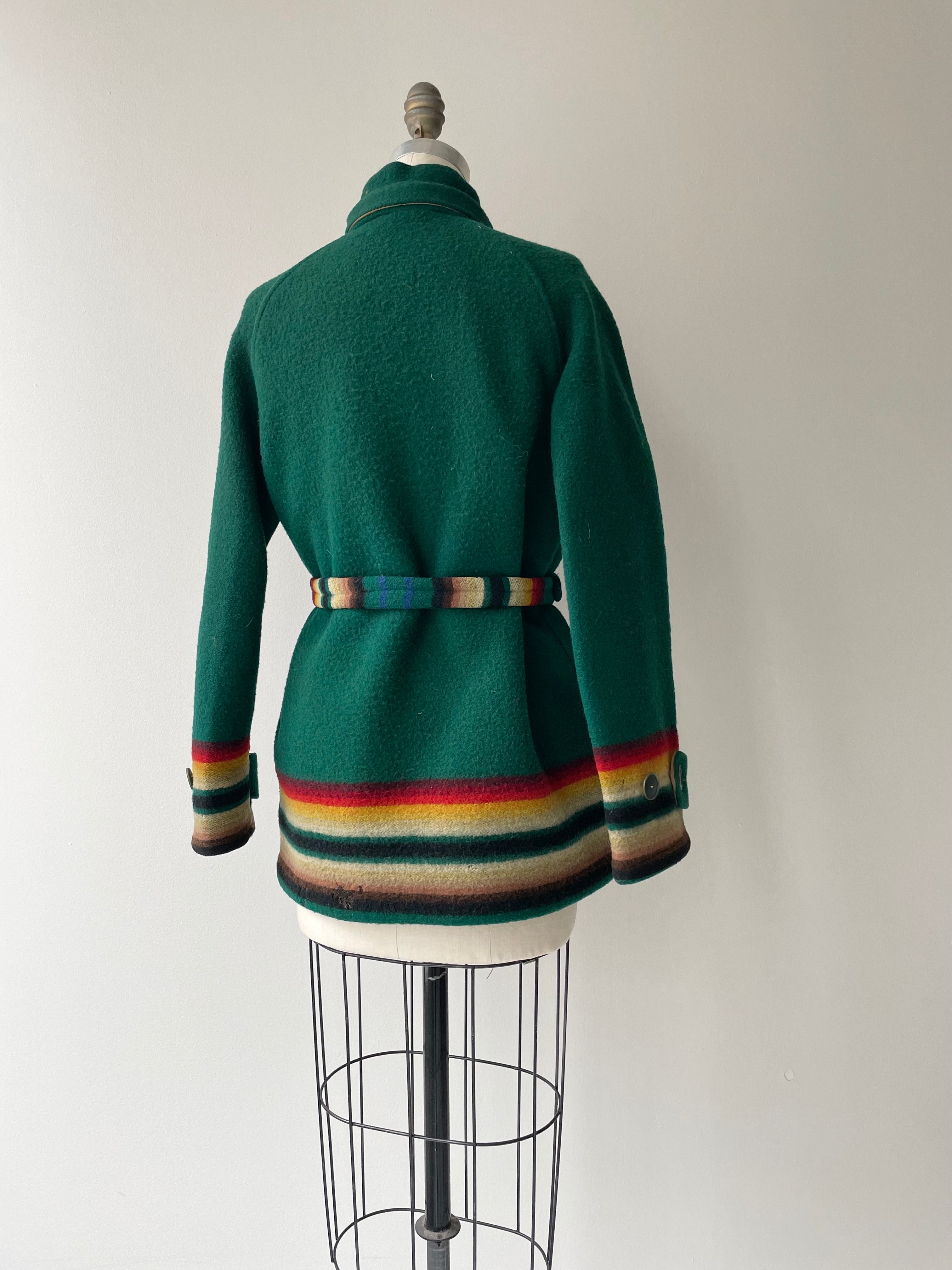 1920s Pendleton Wool Toboggan Coat