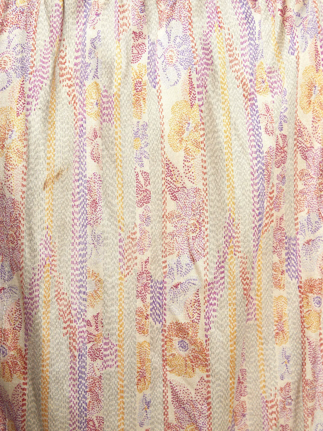 1970s Missoni silk knit dress with floral pattern