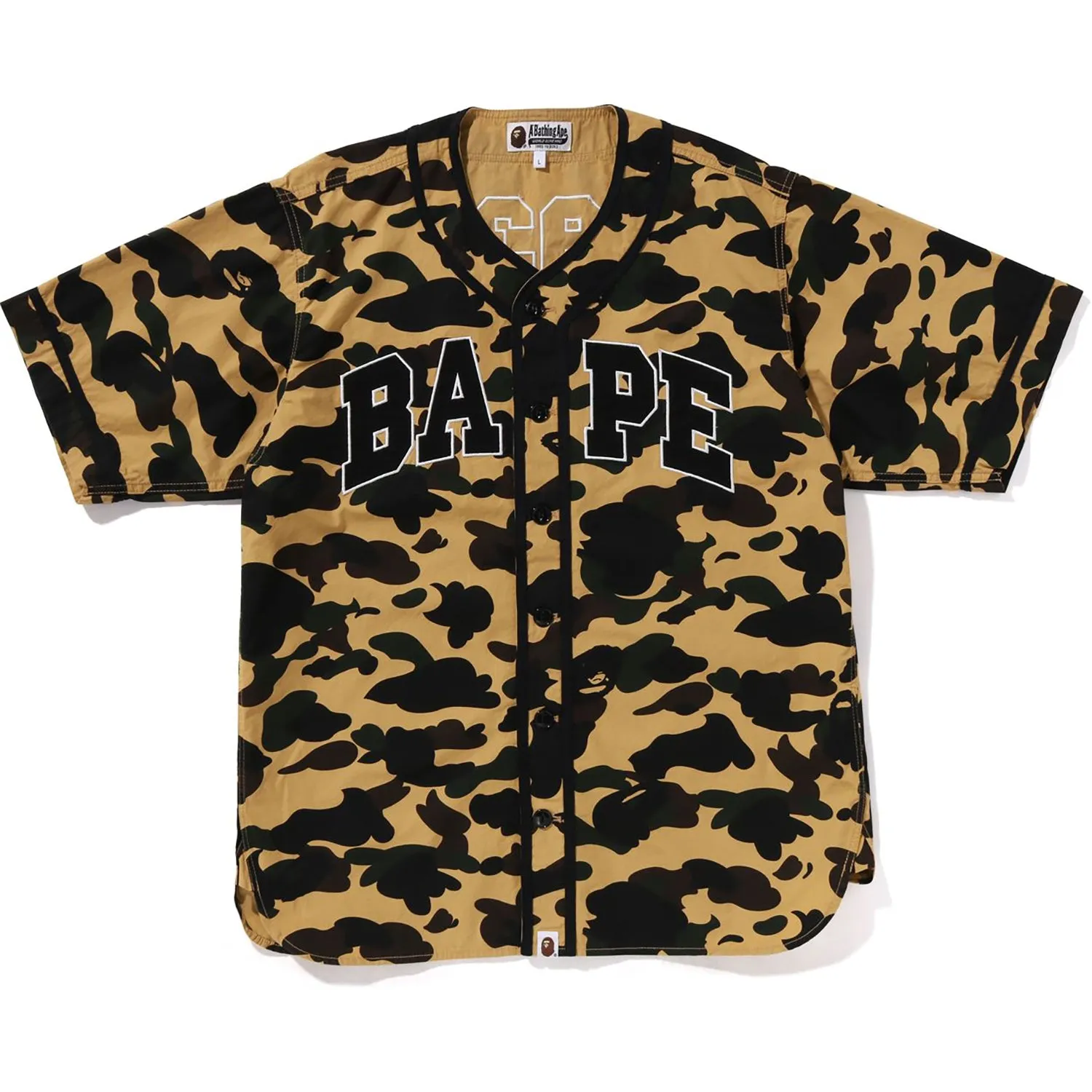 1ST CAMO BASEBALL SHIRT MENS