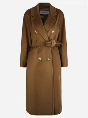 2421018011600 010 Madame Wool Cashmere Coat Brown 1047570