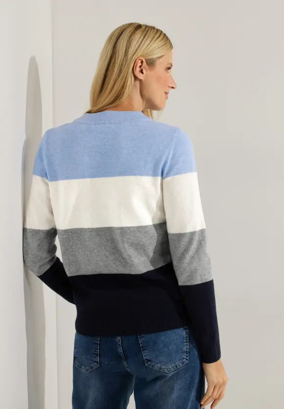 302375- Stripe Knit Jumper - Cecil