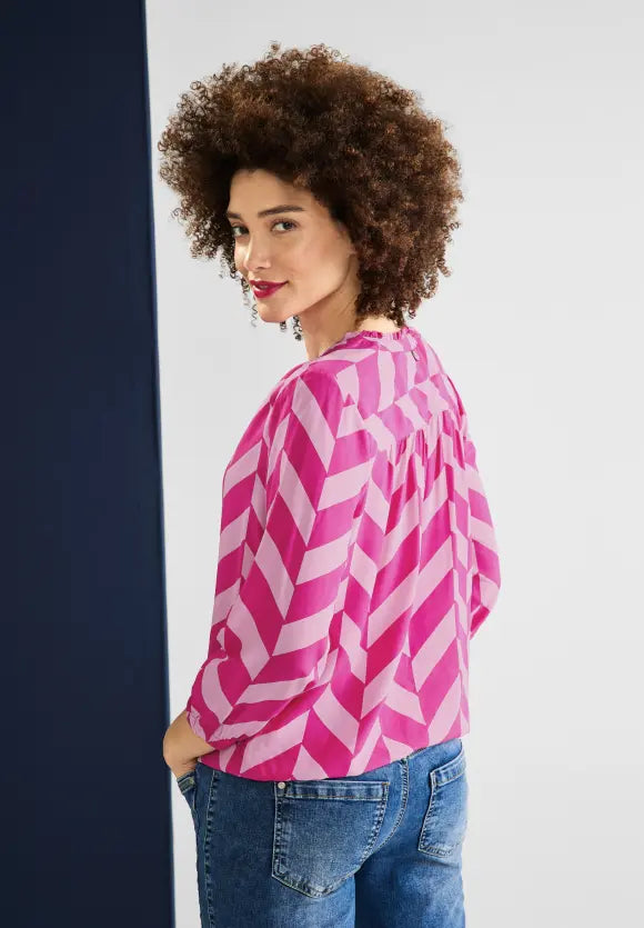 343855- Pink Printed Blouse - Street One