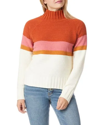 8/14/2020 UNIONBAY Kathleen Colorblock Mock Neck Sweater for Women