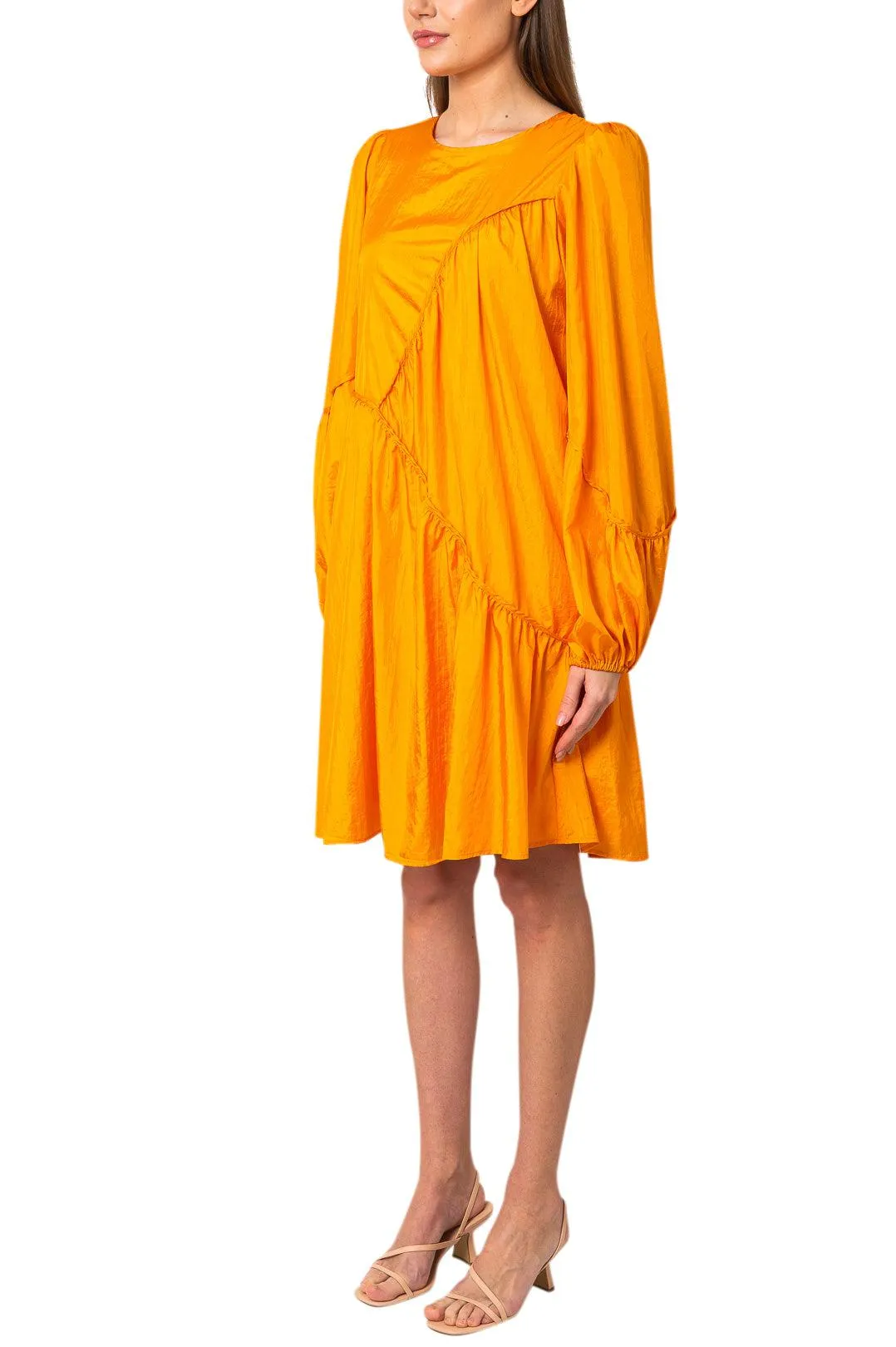 A-line midi oversized dress