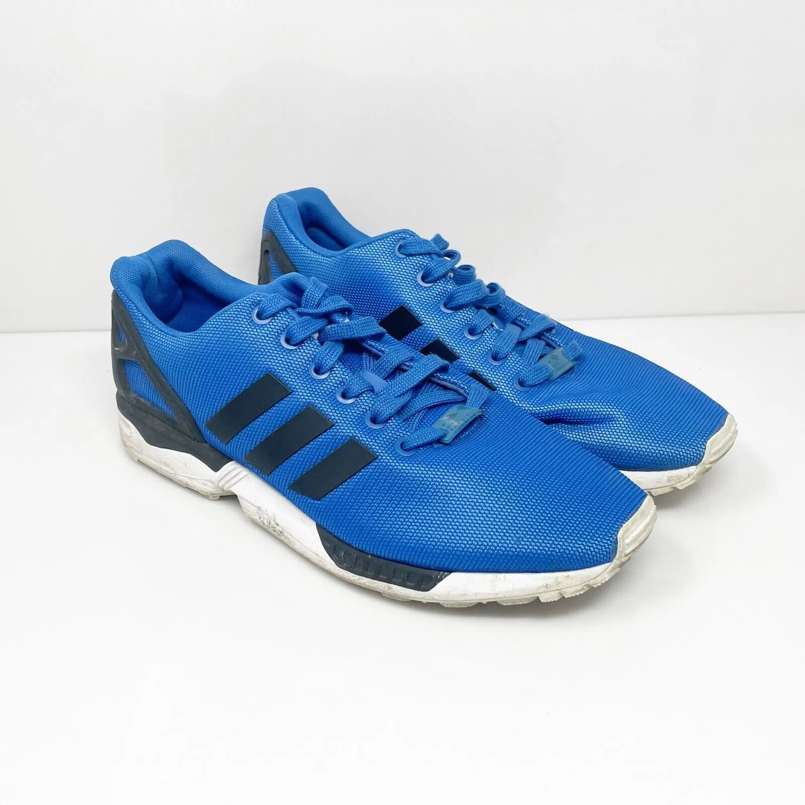 Adidas Mens ZX Flux M21328 Blue Running Shoes Sneakers Size 9