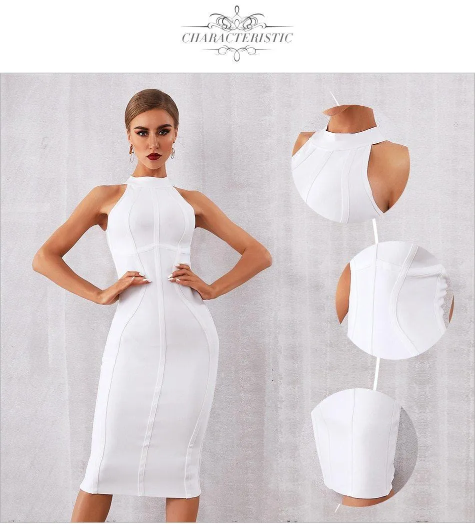 ADYCE Sexy Sleeveless Bodycon Bandage Dress