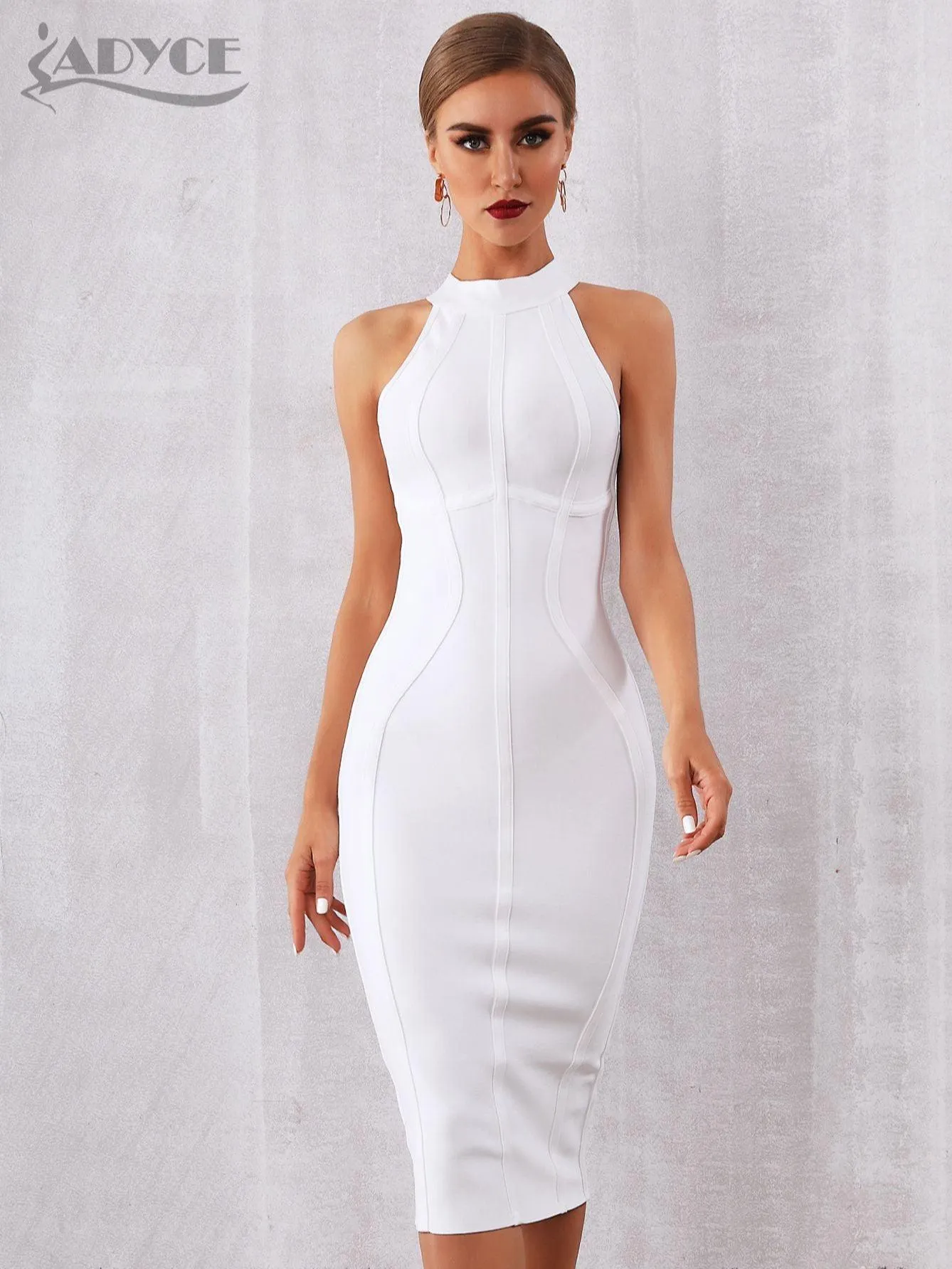 ADYCE Sexy Sleeveless Bodycon Bandage Dress