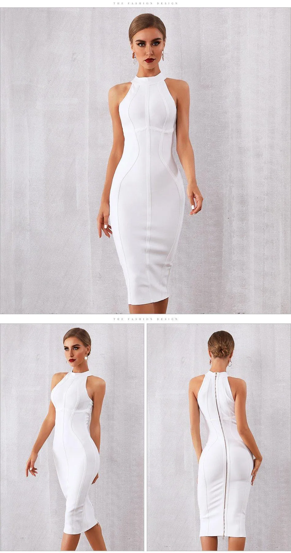 ADYCE Sexy Sleeveless Bodycon Bandage Dress