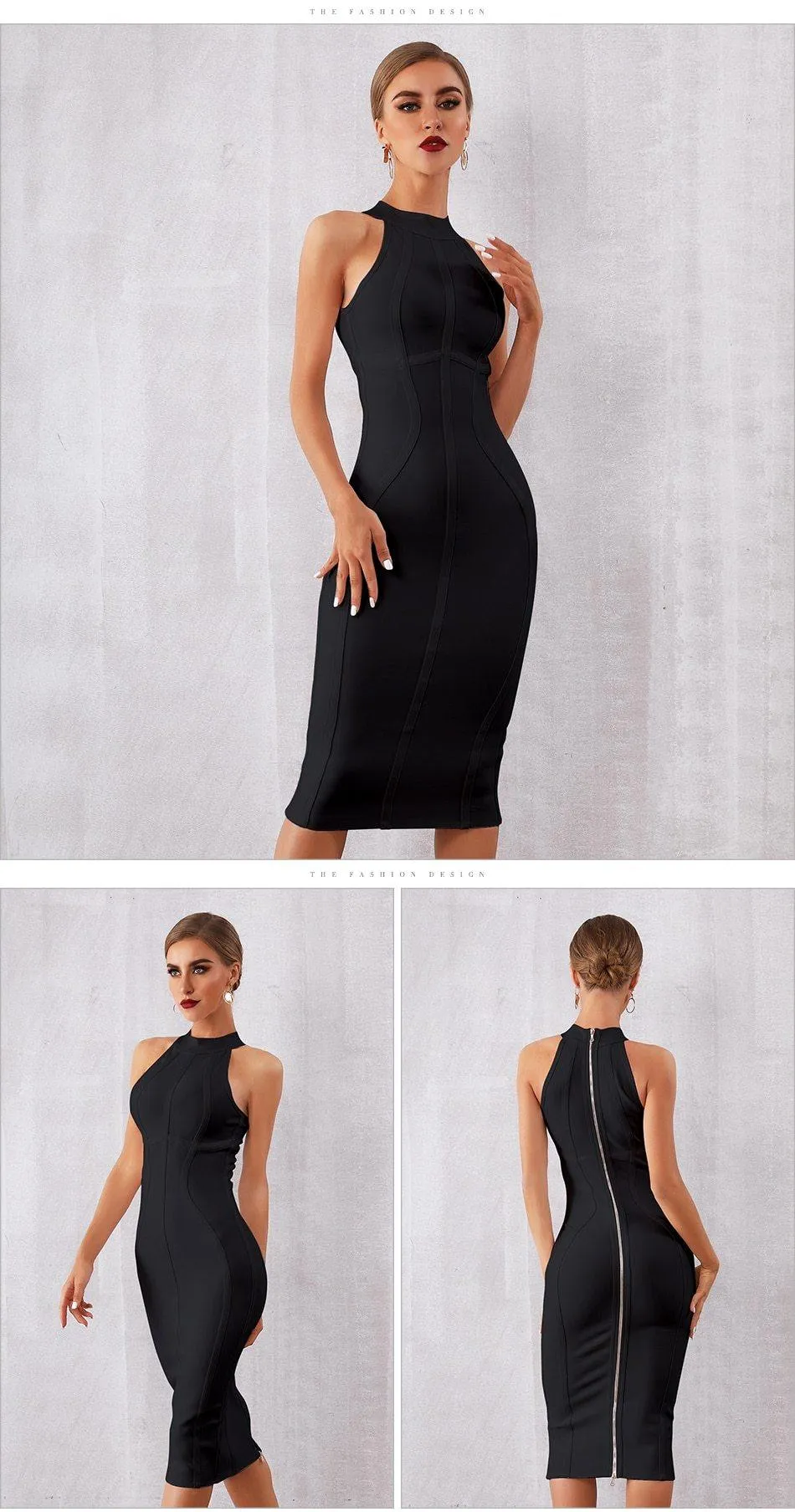 ADYCE Sexy Sleeveless Bodycon Bandage Dress