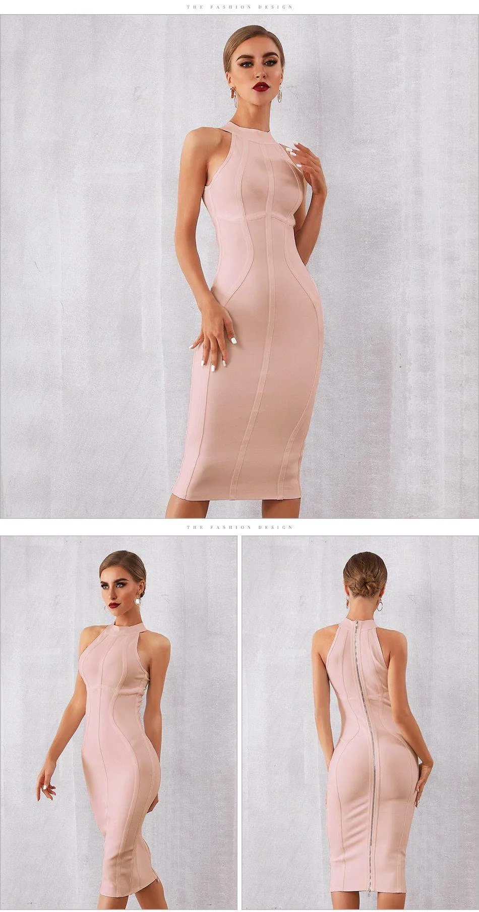 ADYCE Sexy Sleeveless Bodycon Bandage Dress