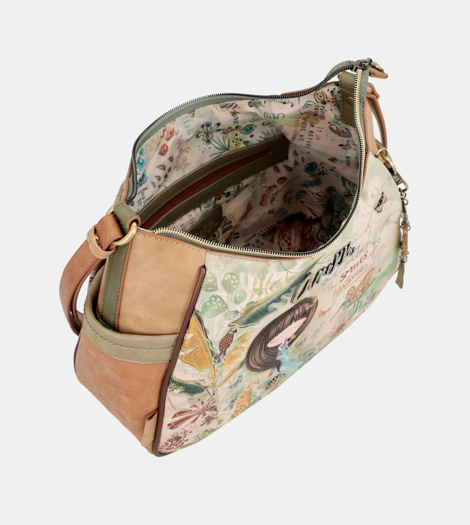 Amazonia crossbody bag with side pockets