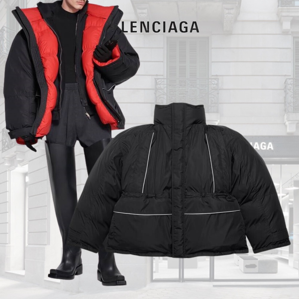 BALENCIAGA  |Balenciaga Wrap Parka in Black