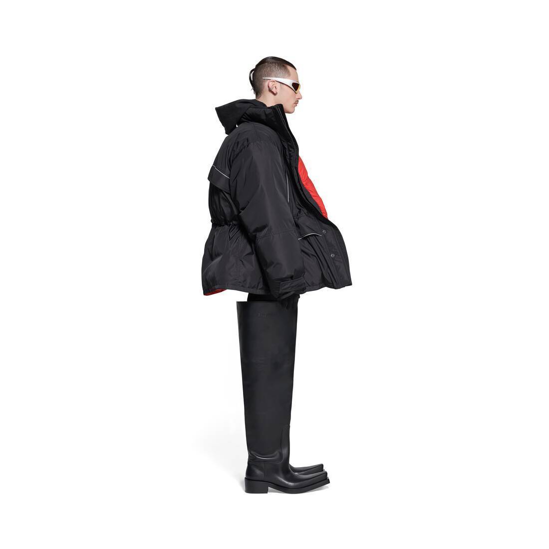 BALENCIAGA  |Balenciaga Wrap Parka in Black