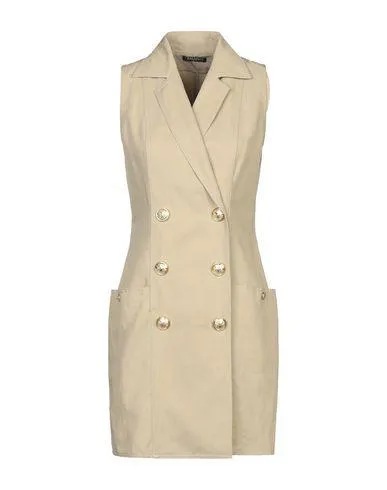 Balmain Women Overcoat Beige 12 UK