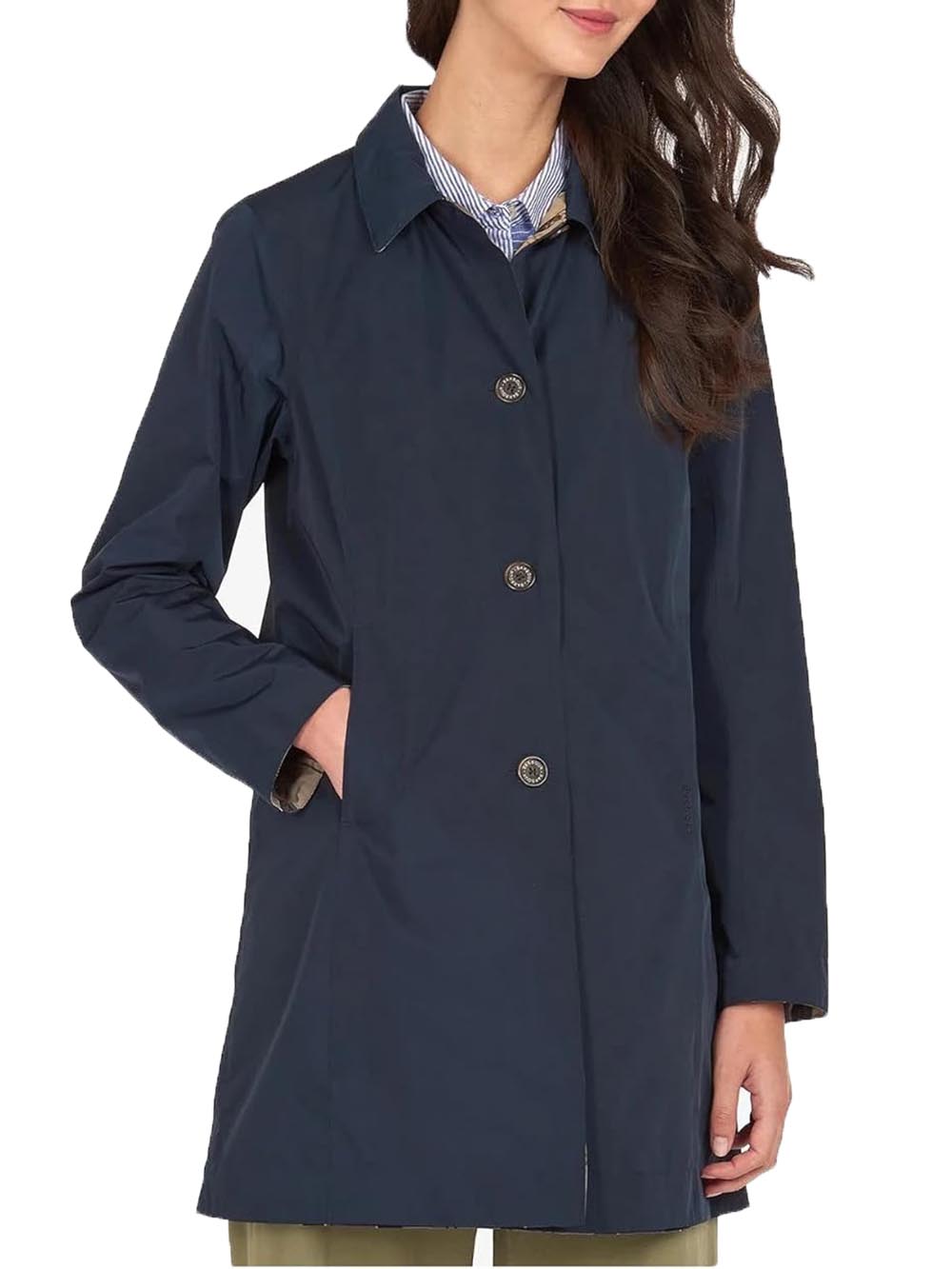 Barbour Giubbino Donna Blu