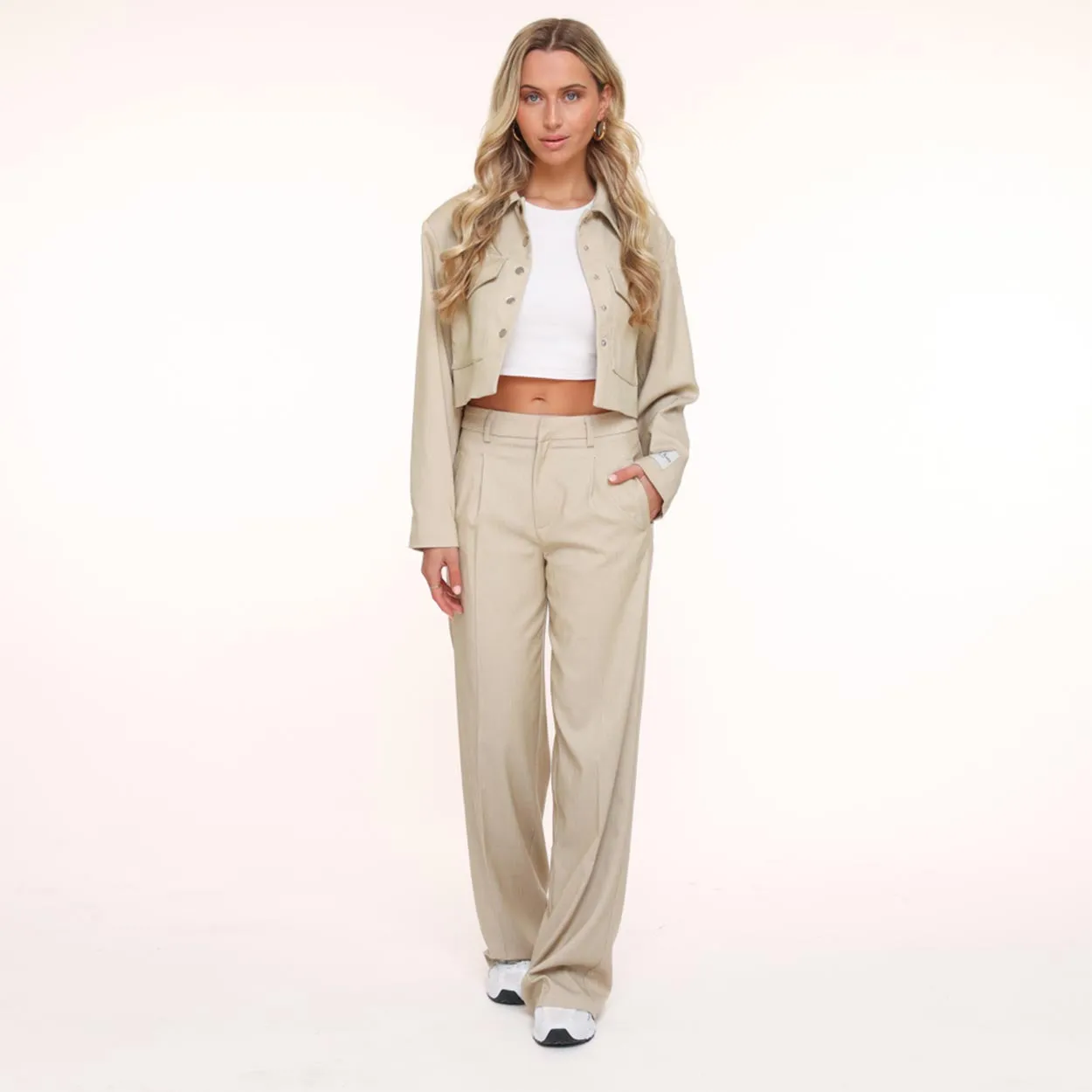 Beige STUDIO - Pantalon