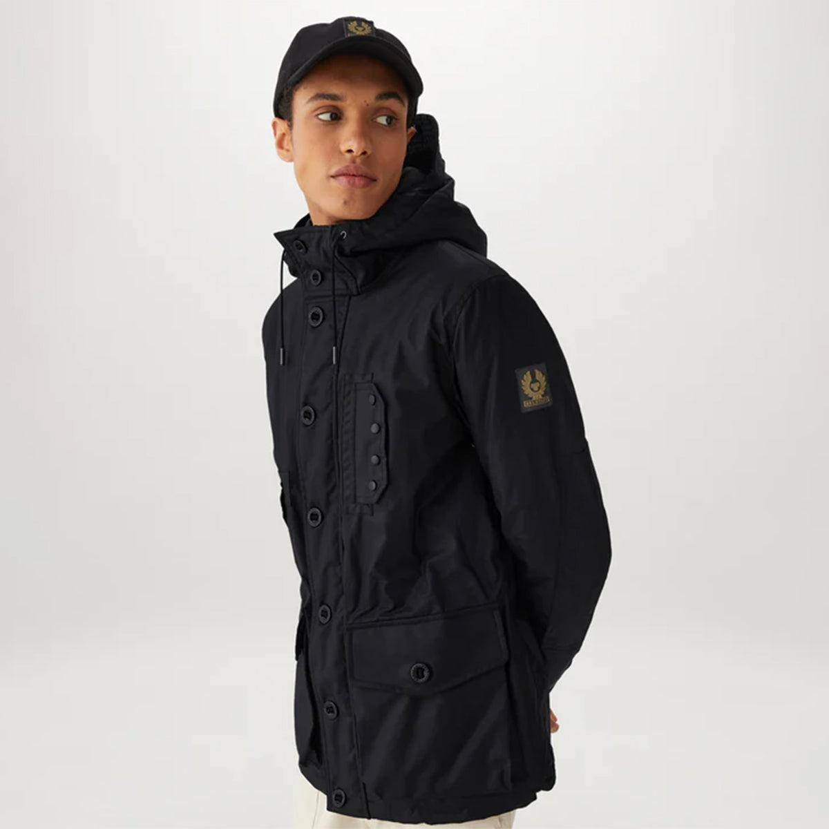 Belstaff - Naval Waxed Parka in Black