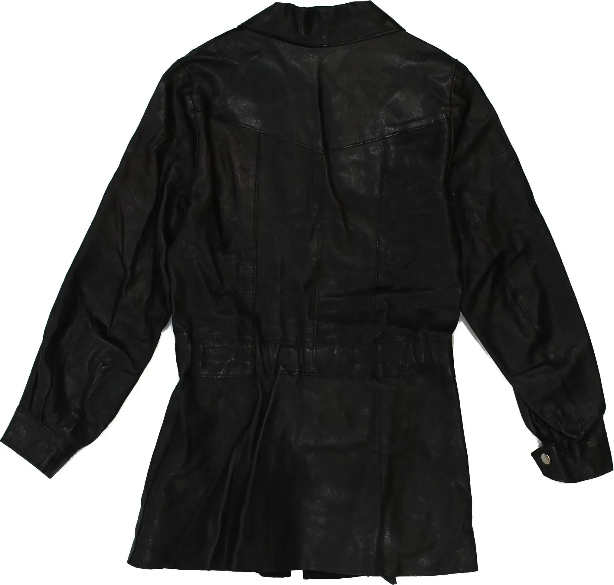 Black Leather Coat | ThriftTale