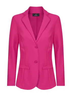 Blazer a 2 bottoni in tessuto Compact - Fuchsia Purple