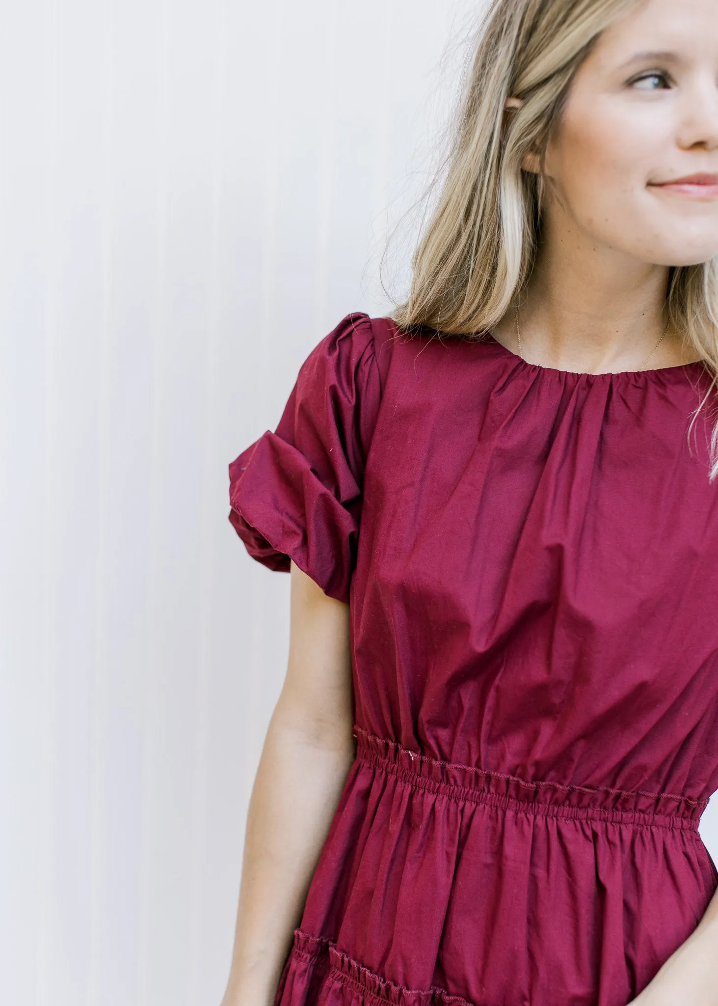 Burgundy Belle Dress