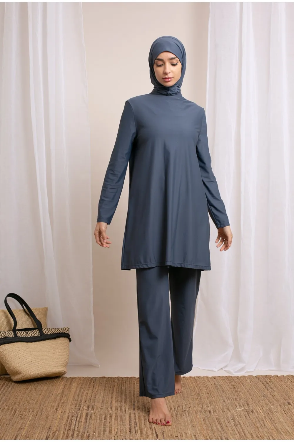 Burkini palazzo gris