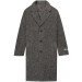 Canali Baby Alpaca Overcoat Grey