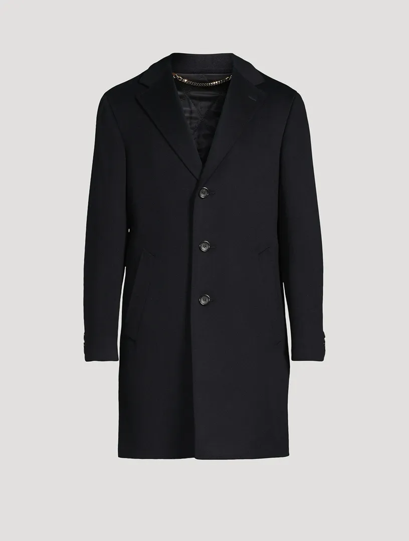 CANALI Wool And Cashmere Overcoat