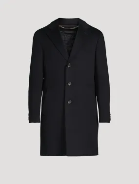 CANALI Wool And Cashmere Overcoat