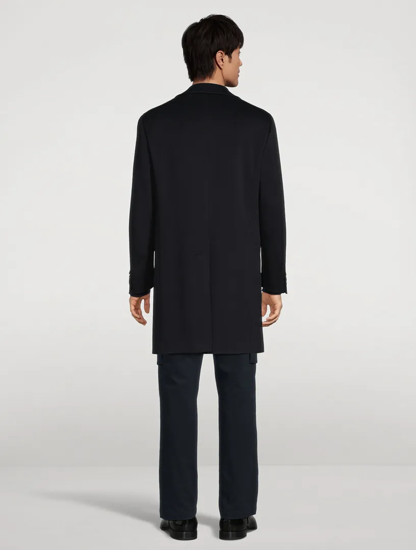 CANALI Wool And Cashmere Overcoat