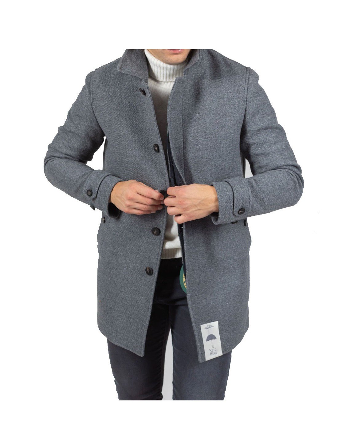 Cappotto Camplin uomo North overcoat grigio