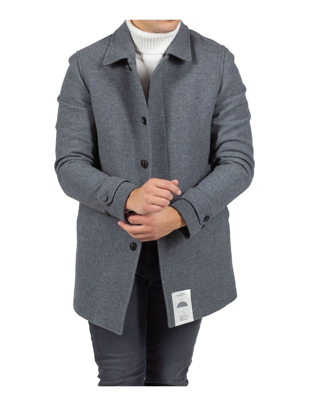 Cappotto Camplin uomo North overcoat grigio