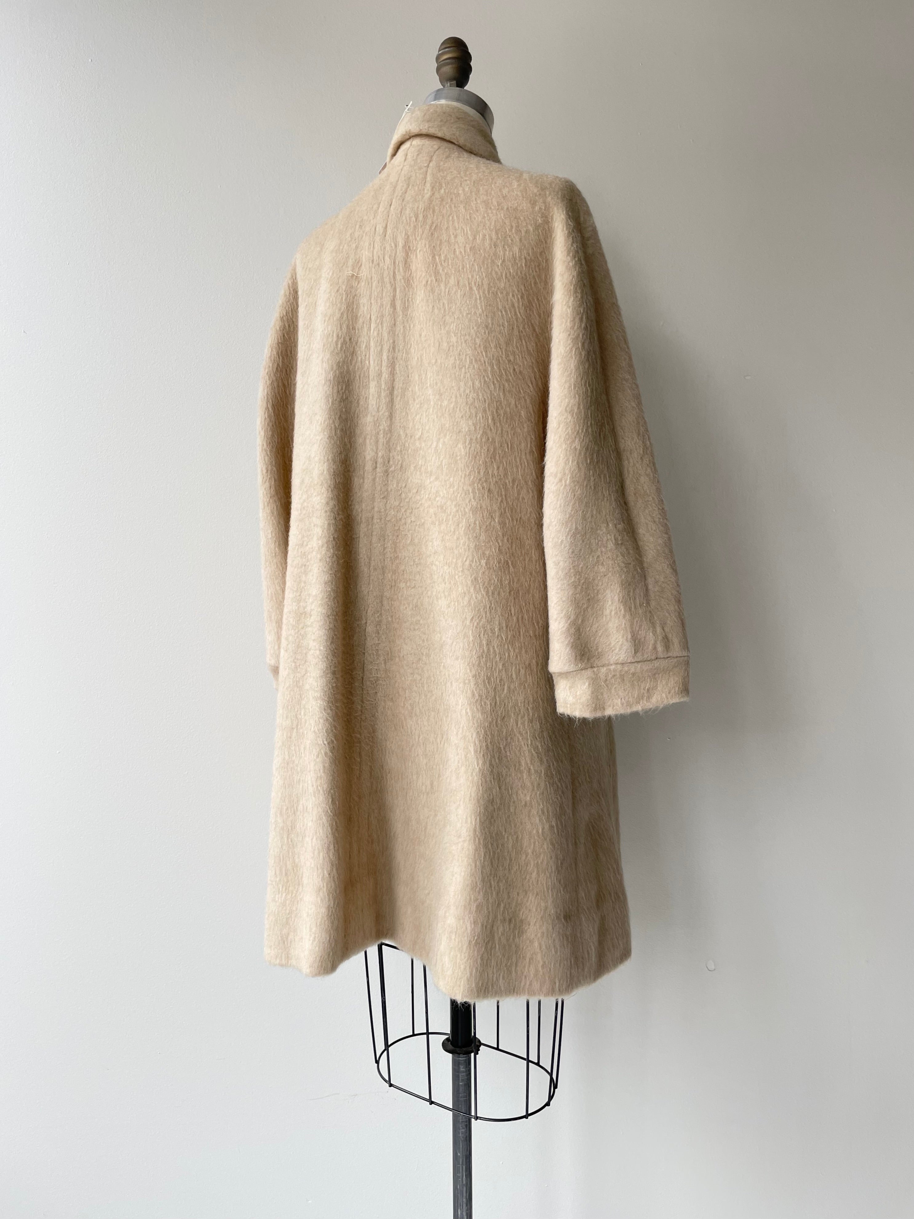 Carola 1950s Mohair Coat