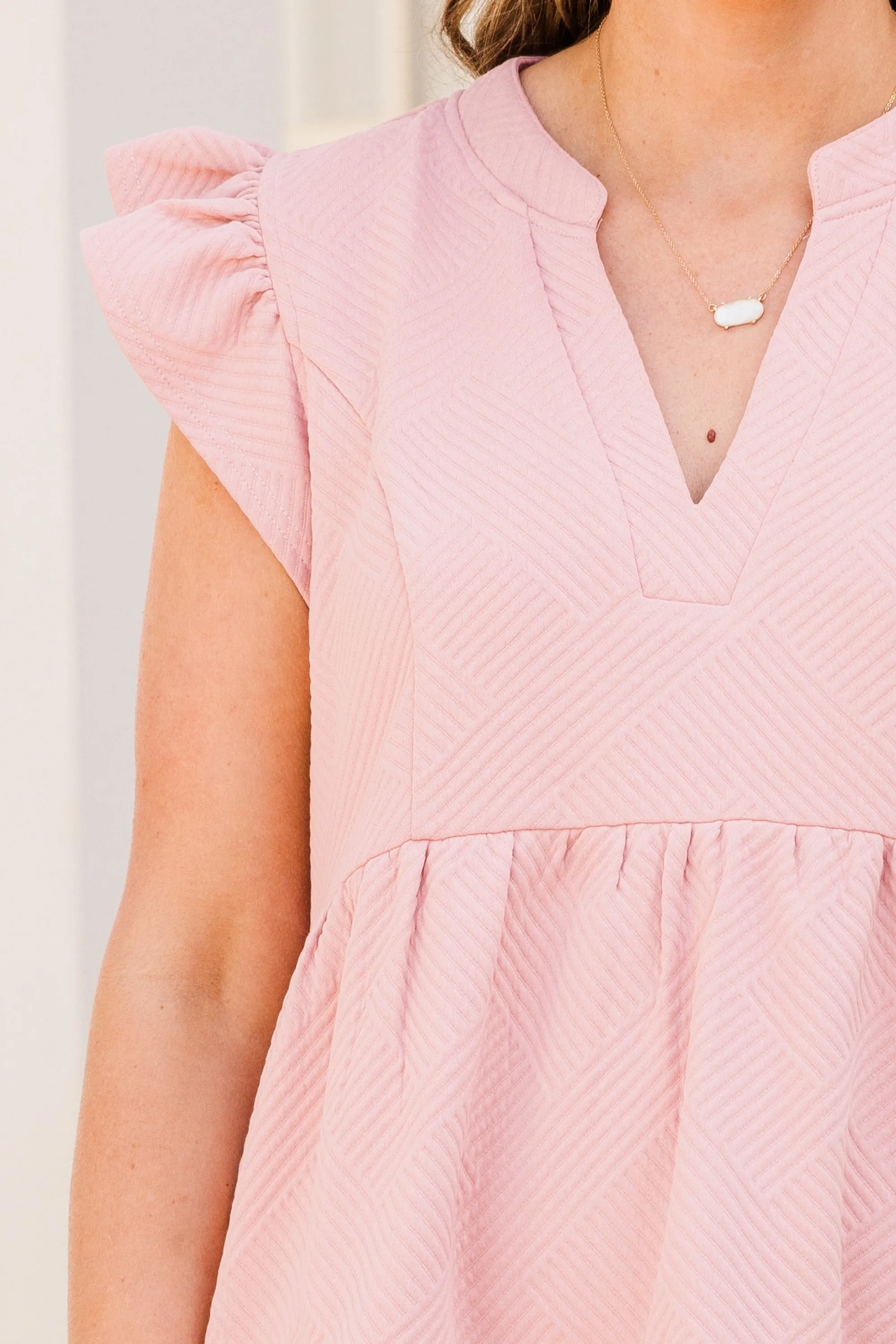 Caught Up In Love Dress, Dusty Peach