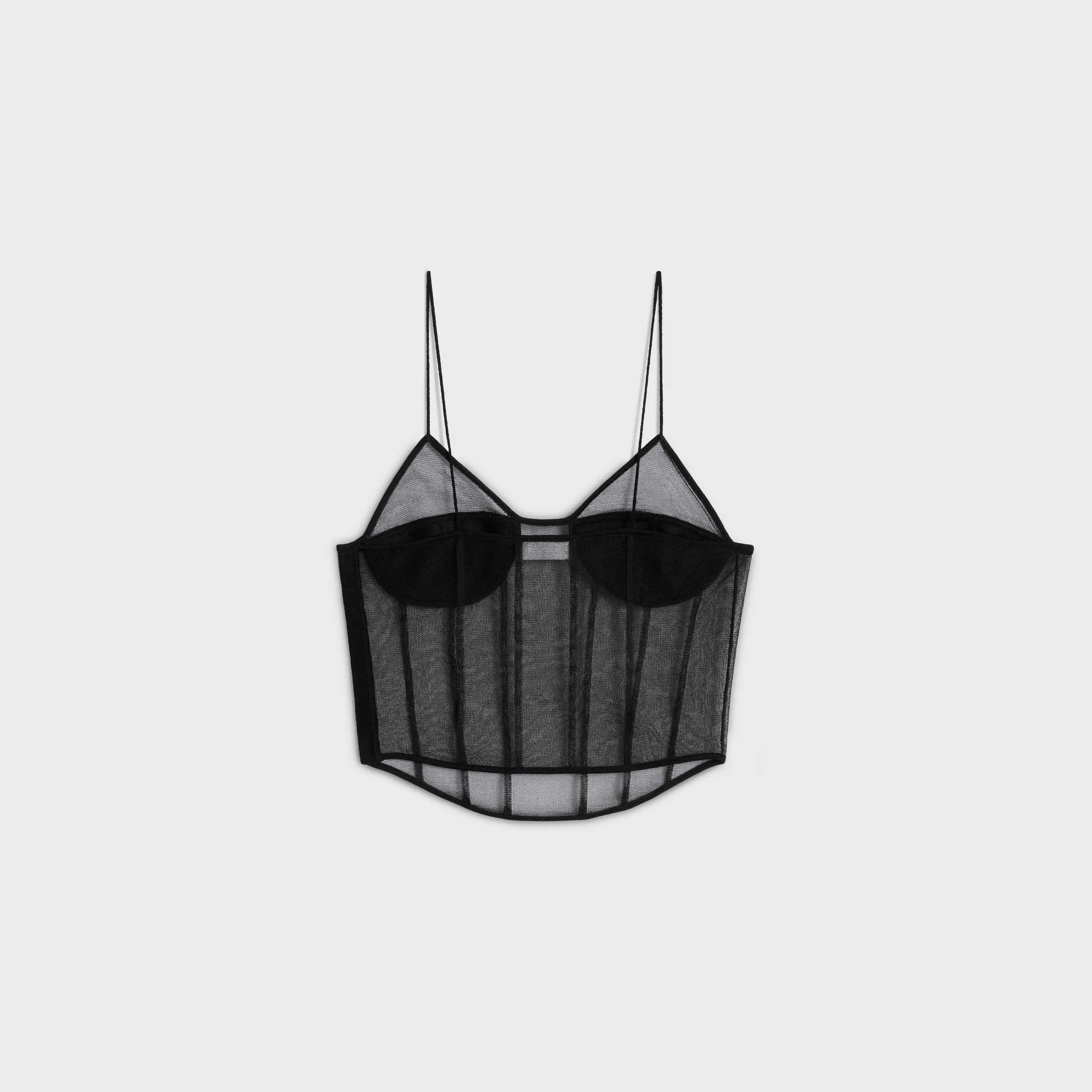 CELINE  |CORSET TOP IN SILK ORGANZA  2AE2Q044V.38NO