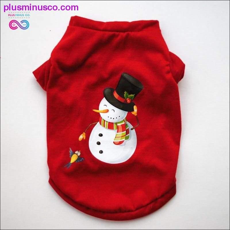 Christmas Dog Clothes Cotton Pet Clothing