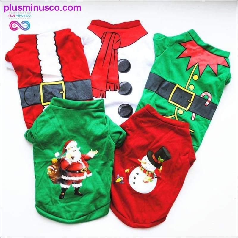 Christmas Dog Clothes Cotton Pet Clothing