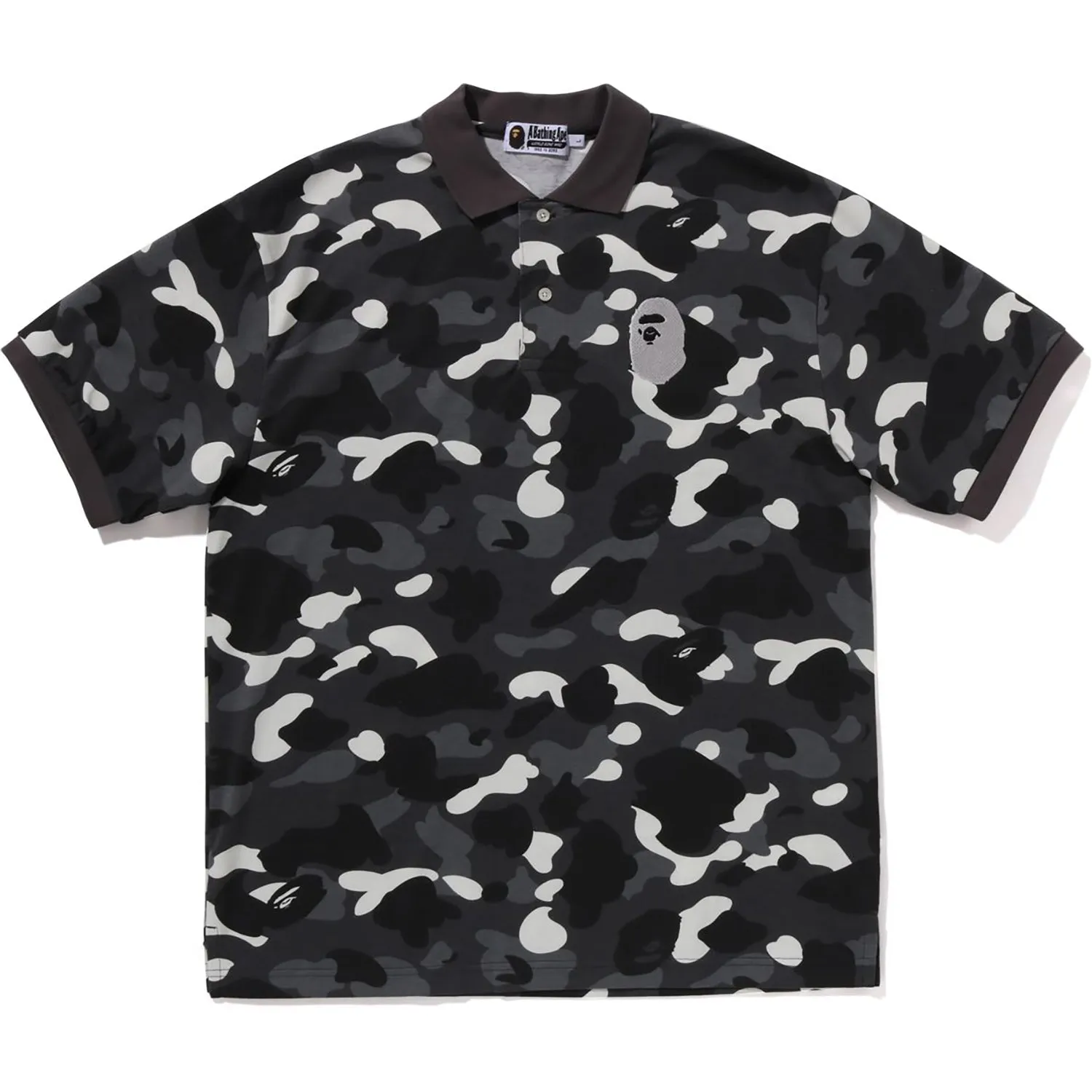 CITY CAMO LARGE APE HEAD POLO RELAXED FIT MENS