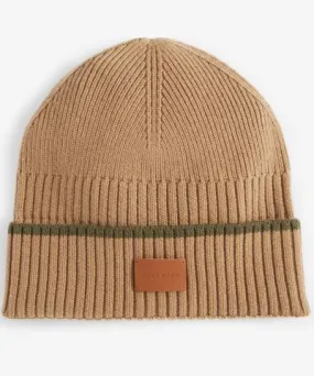 Cole Haan Men's Heritage Ribbed-knit Tipped Cuffed Beanie