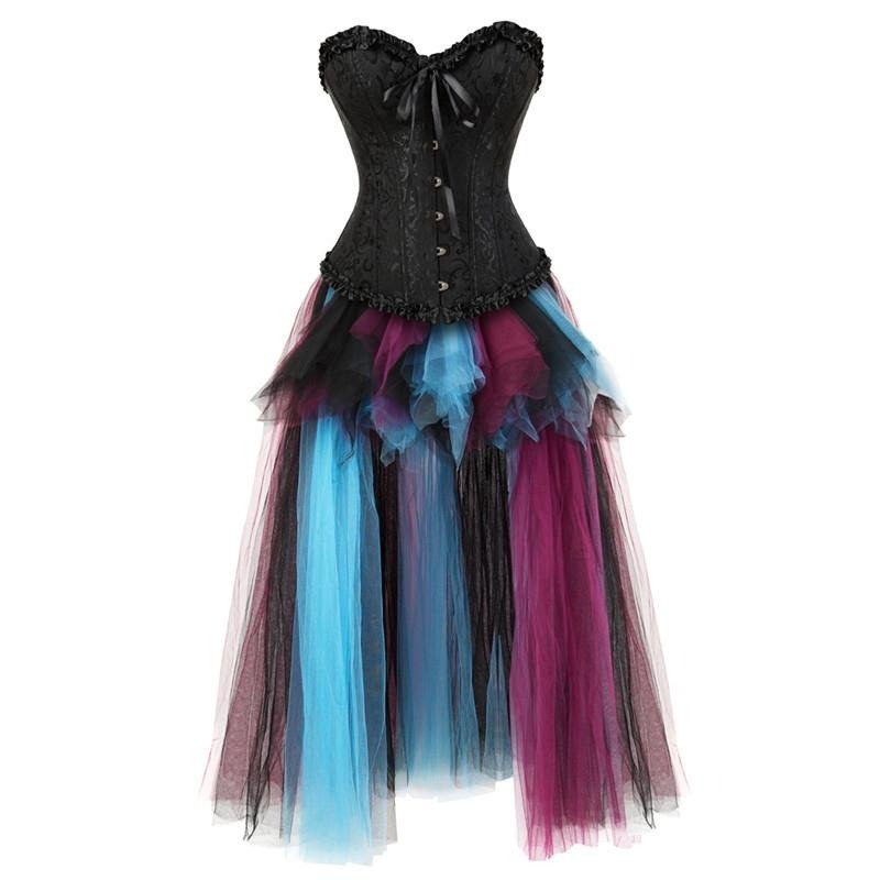 Corset Dress Drag Maiden (Black)