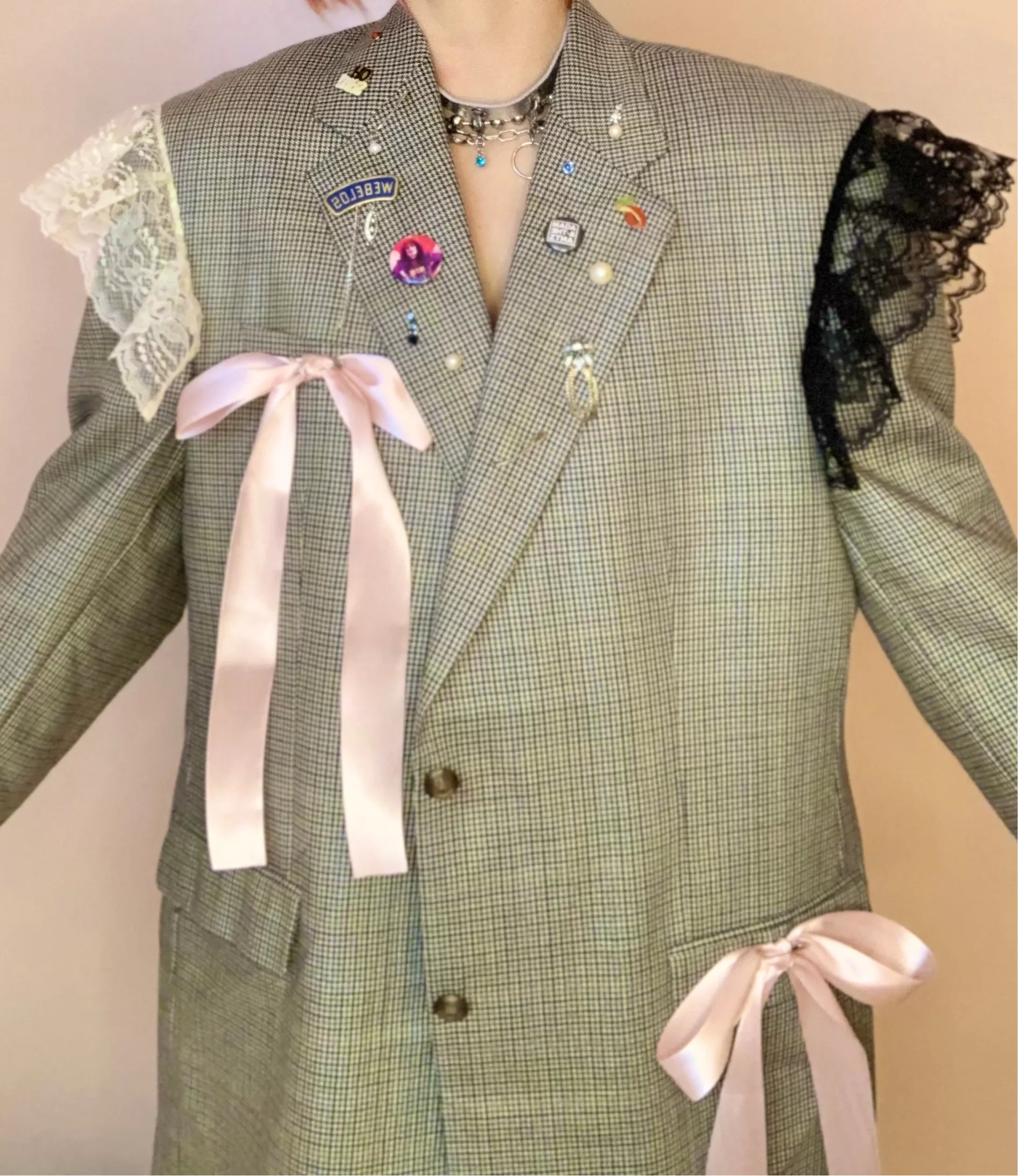 Custom pretty in punk blazer