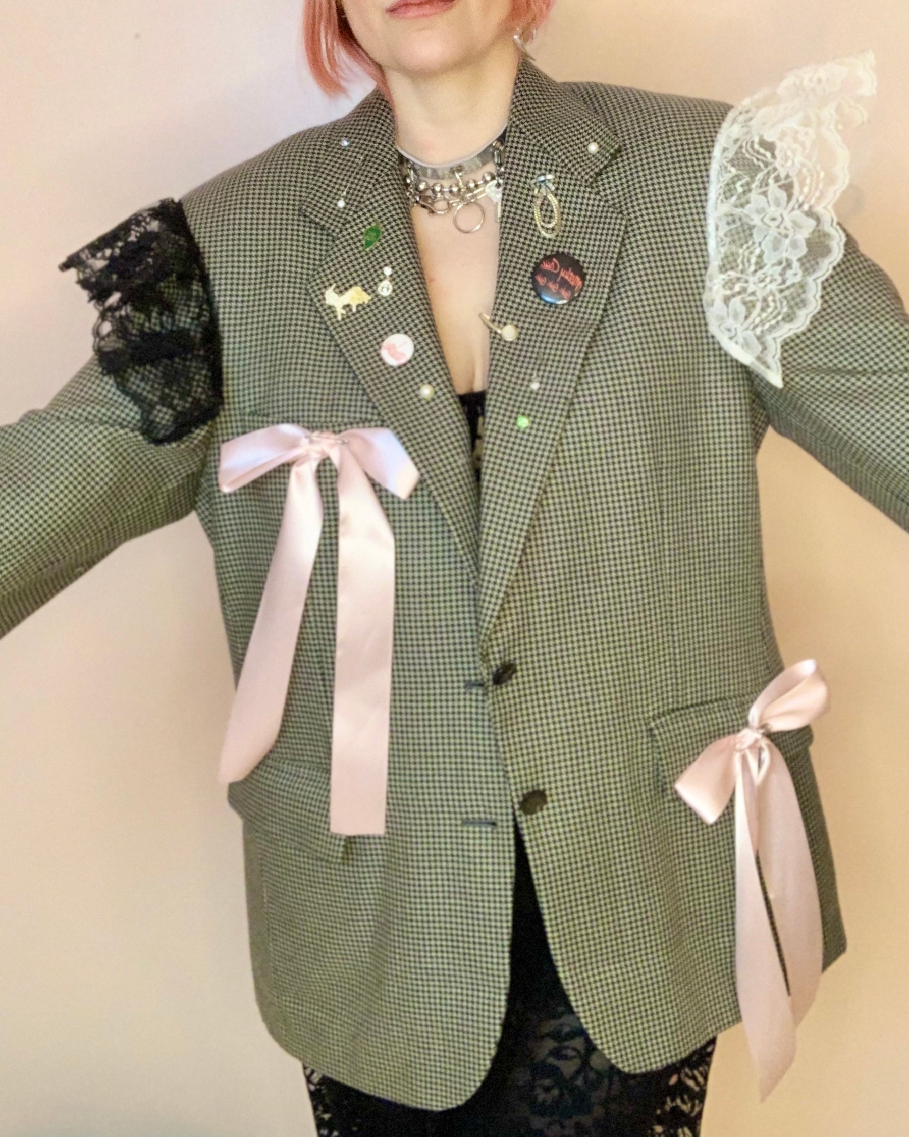 Custom pretty in punk blazer