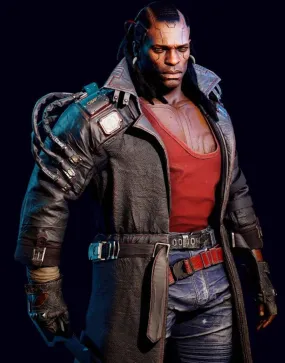 Cyberpunk 2077 Placide Leather Coat - Cyberpunk Placide Coat