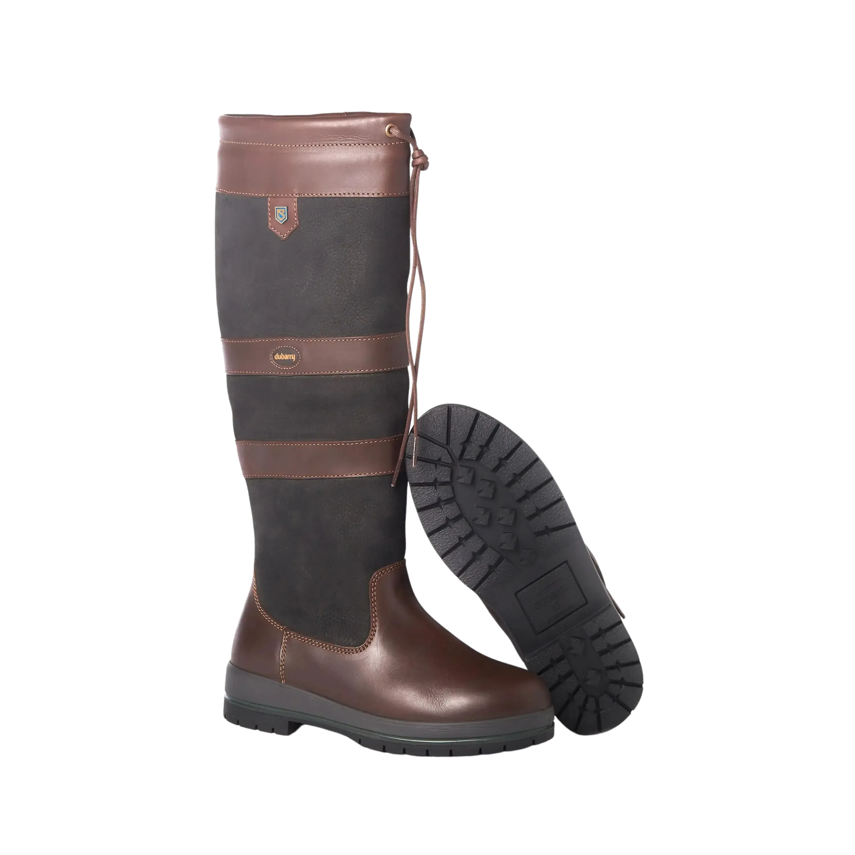 Dubarry Galway Boots in Black/Brown