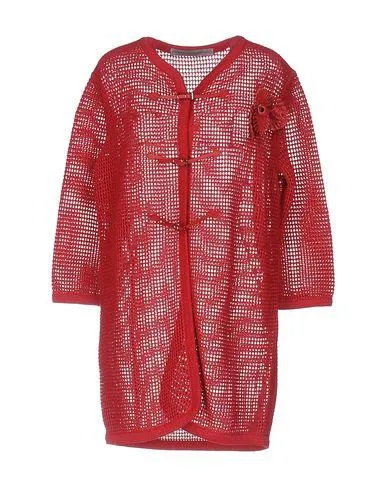 Ermanno Scervino Women Overcoat Red 14 UK