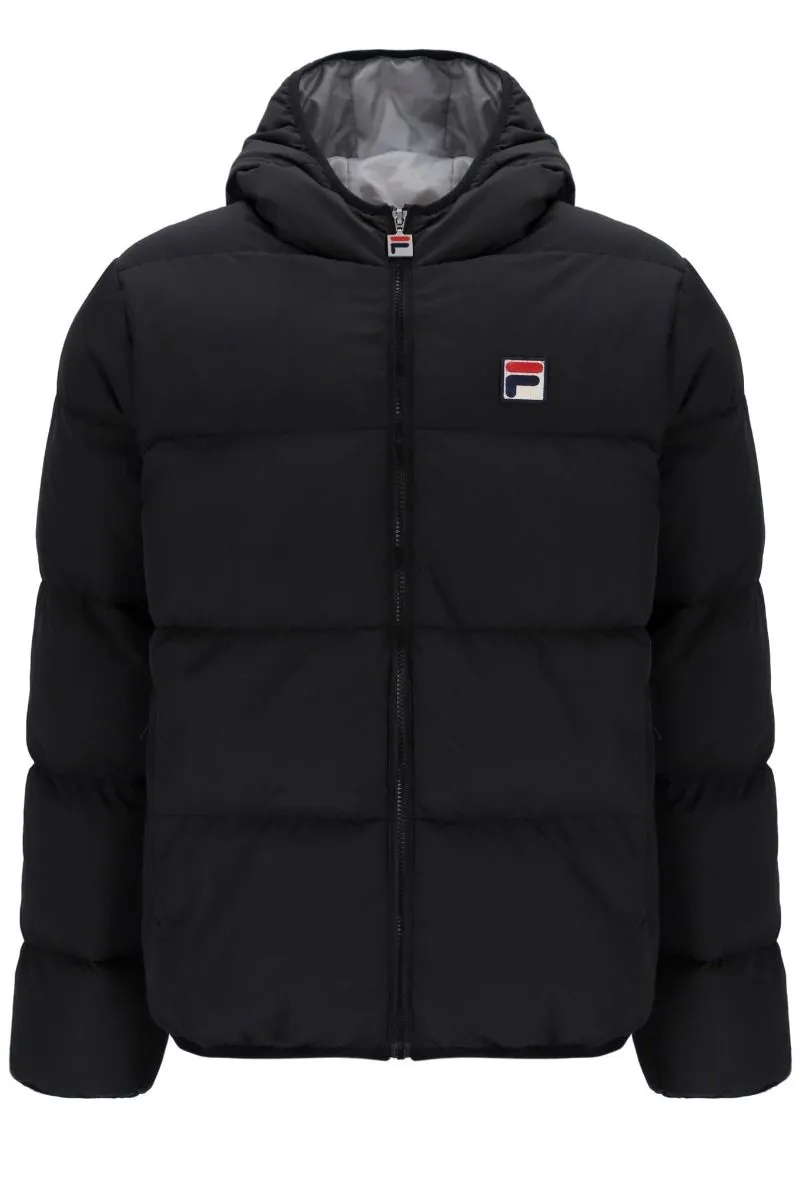 Fila Harry Heavyily Padded Jacket Black Sharkskin