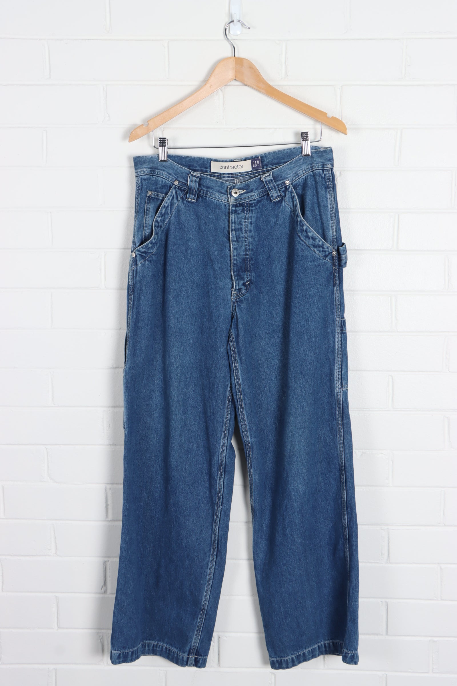 GAP Medium Wash Carpenter Blue Jeans (32 x 32)