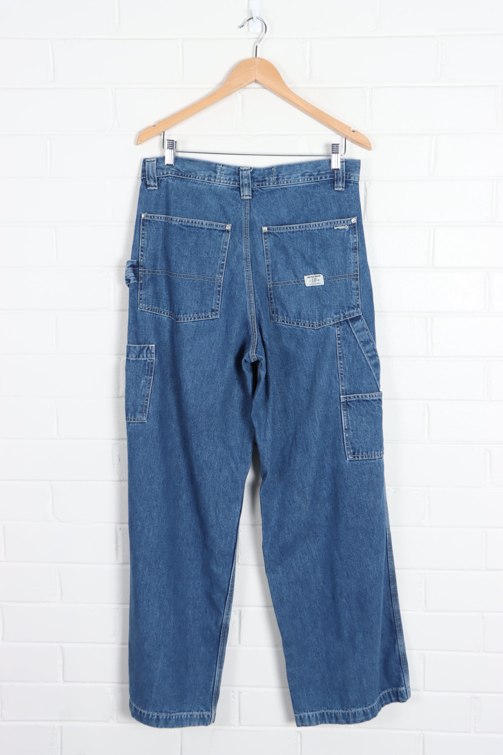 GAP Medium Wash Carpenter Blue Jeans (32 x 32)