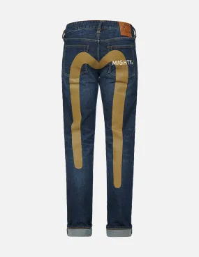 Hand Brushed Daicock Slim Straight fit Jeans #2010